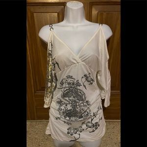 Like an angel top white size MP